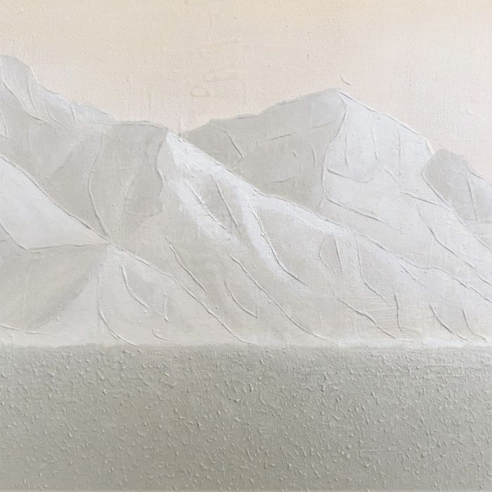 Neutral Toned Art Mountain Highlights