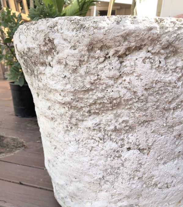 texture aged planter