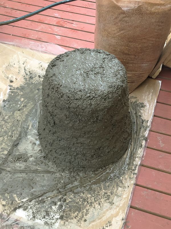 mixture planter upside down